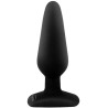 Plug ventouse silicone noir M 13,5cm