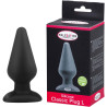 Plug ventouse silicone noir L 14,5cm