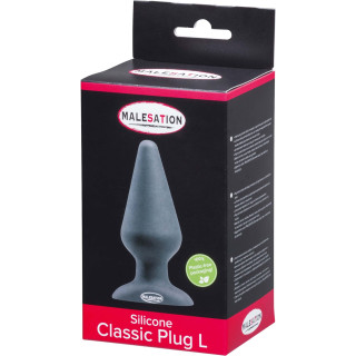 Plug ventouse silicone noir L 14,5cm