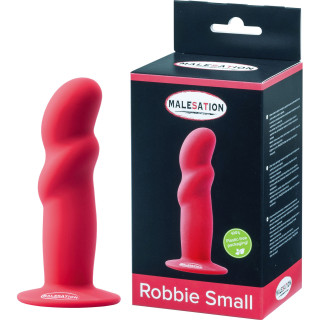 Par derrière Dildo ventouse ROBBIE SMALL rouge Malesation