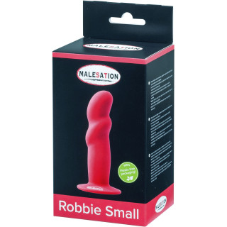 Par derrière Dildo ventouse ROBBIE SMALL rouge Malesation