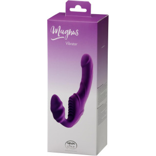 Gode ceinture strapless vibrant Magnus violet