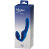 Gode ceinture strapless vibrant Magnus bleu