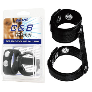 Cockring C&B Duo Snap and Ball Ring