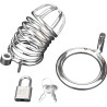 Cage chasteté homme Deluxe métal