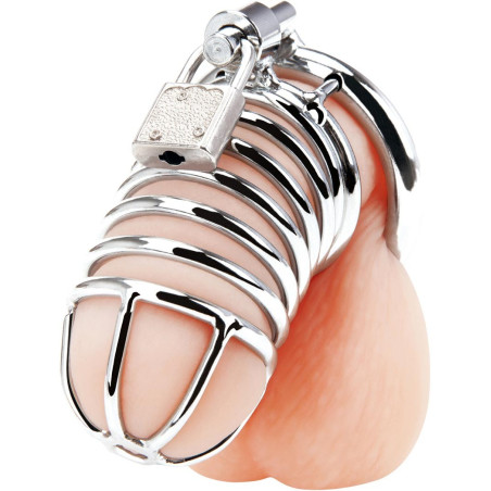 Cage chasteté homme Deluxe métal