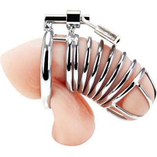 Cage chasteté homme Deluxe métal