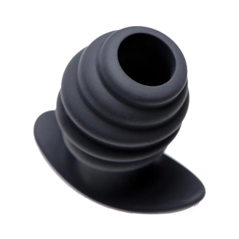 Tunnel anal nervuré Hollow noir medium