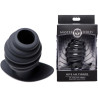 Tunnel anal nervuré Hollow noir medium