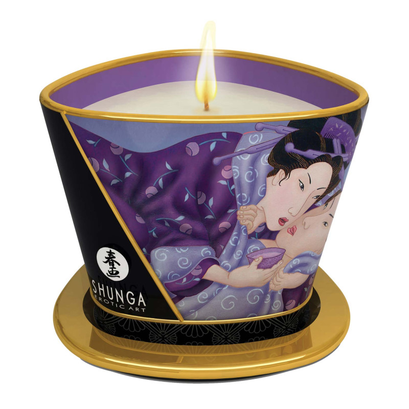 Bougie massage SHUNGA Fruits exotiques 170ml