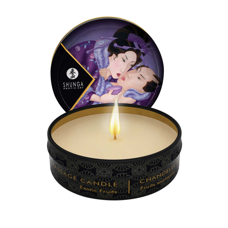 Bougie massage 30ml SHUNGA Fruits exotiques