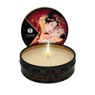Bougie massage 30ml SHUNGA Fraise Champagne
