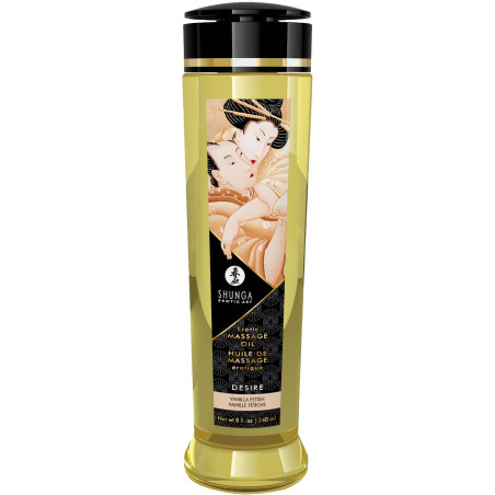 Huile massage SHUNGA 240ml vanille