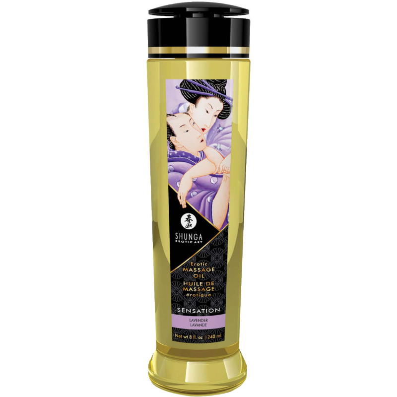 Huile massage SHUNGA 240ml lavande