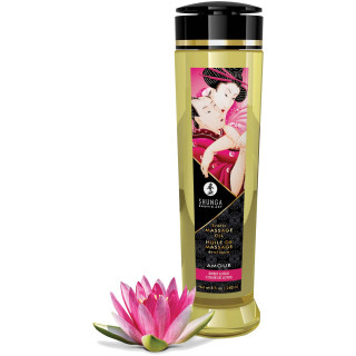 Huile massage SHUNGA 240ml Cœur de Lotus