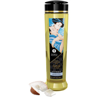 Huile massage SHUNGA 240ml noix de coco