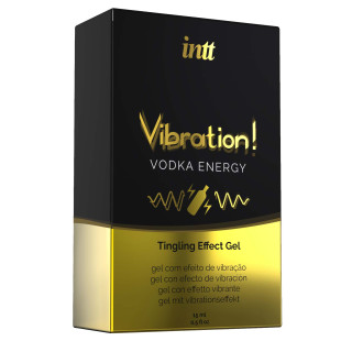 Gel effet vibrations VODKA ENERGY 15ml packaging