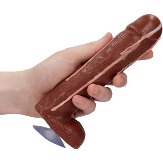 Savon pénis avec sperme Dicky Marron 18cm