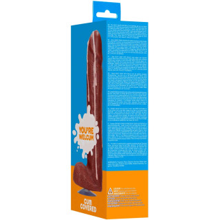 Savon pénis avec sperme Dicky Marron 18cm