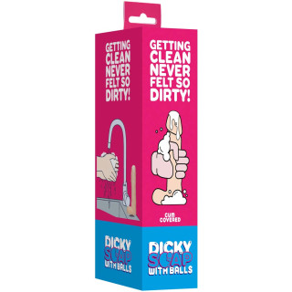 Savon pénis avec sperme Dicky Chair 18cm