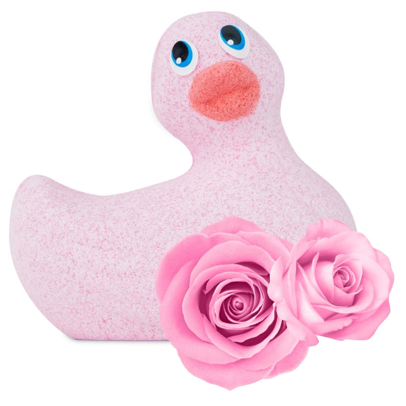 Canard bombe de bain moussante rose