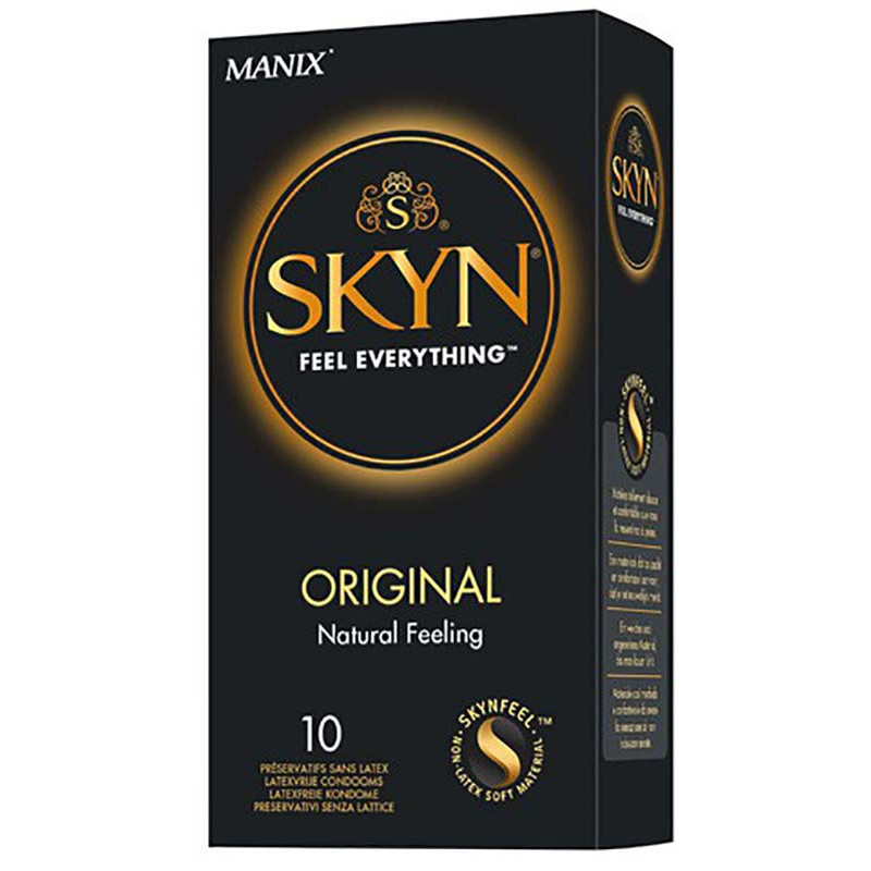 10 préservatifs Skyn MANIX Original sans latex