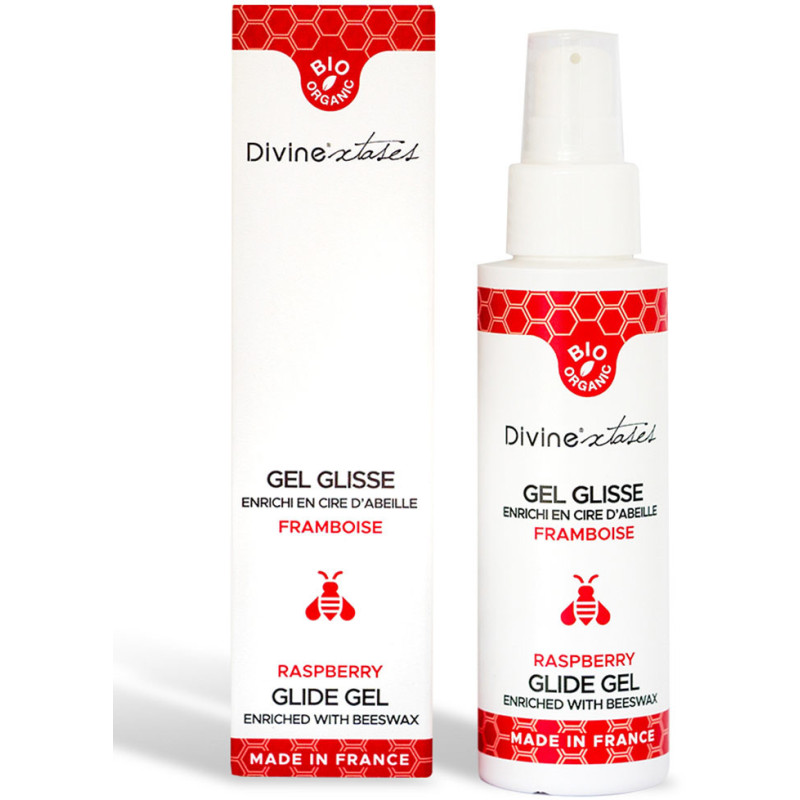 Gel lubrifiant gourmand BIO framboise 100ml