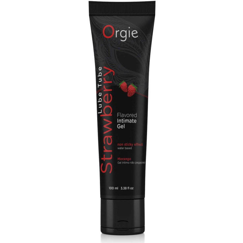 Lubrifiant Tube base eau 100ml Fraise