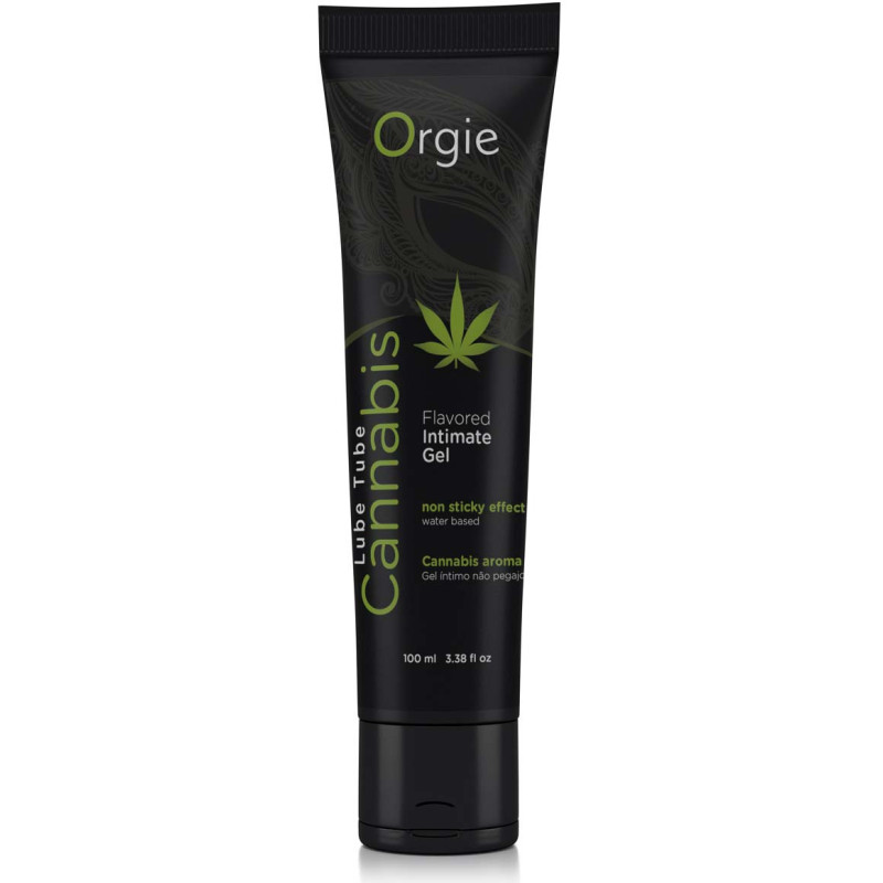 Lubrifiant Tube base eau 100ml Cannabis