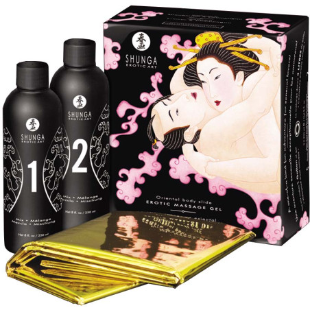 Gelée de massage érotique Fraise Champagne