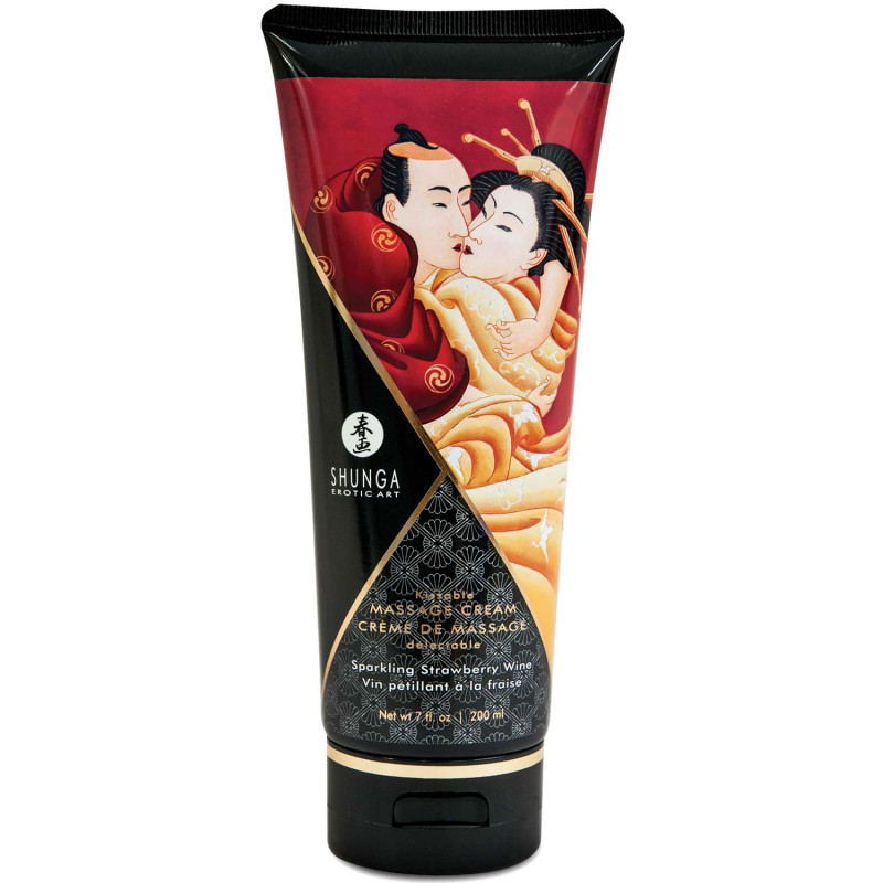 Crème de massage SHUNGA 200ml Fraise Champagne