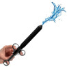 Seringue en silicone noir Ribbed Lube Launcher