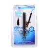 Seringue en silicone noir Ribbed Lube Launcher
