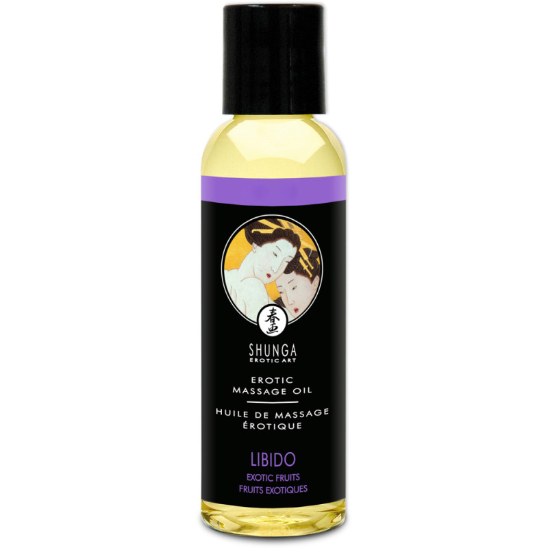 Huile massage SHUNGA 60ml fruits exotiques