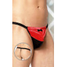 String homme serveur rouge noir S-L