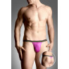 String homme rose ceinture rayée XL