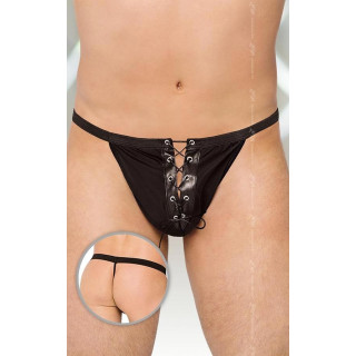 String ficelle noir lacé devant S-L