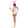 Body Bunny costume lapin coquin 4 pièces S-M