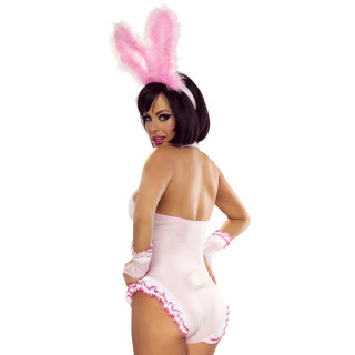 Body Bunny costume lapin coquin 4 pièces S-M