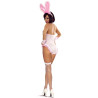 Body Bunny costume lapin coquin 4 pièces L-XL