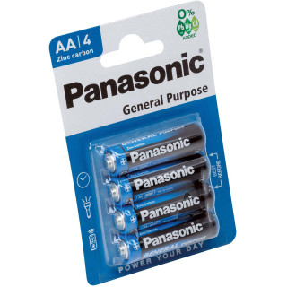 Lot de 4 piles AA (LR6) 1.5V 