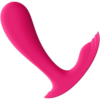 Stimulateur connecté Top Secret 2 en 1 rechargeable rose