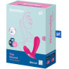 Stimulateur connecté Top Secret 2 en 1 rechargeable rose