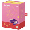 Stimulateur couple SATISFYER Partner Plus violet télécommande