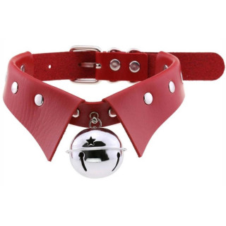 Collier ras de cou avec Grolet Jing rouge
