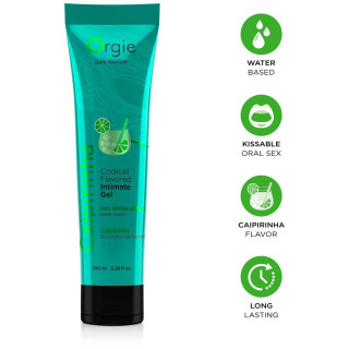 Lube tube eau cocktail Caipirinha 100ml
