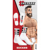 Chaussettes blanches "Sucker" 39-45 emballage