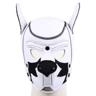 Cagoule de chien PUPPY FOX Néoprène noir-blanc
