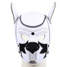 Cagoule de chien PUPPY FOX Néoprène noir-blanc