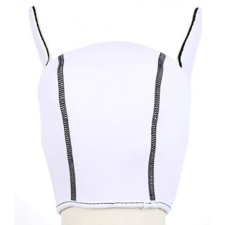 Cagoule de chien PUPPY FOX Néoprène noir-blanc de derrière